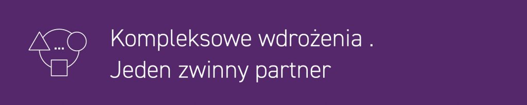 Kompleksowe wdrożenia . Jeden zwinny partner