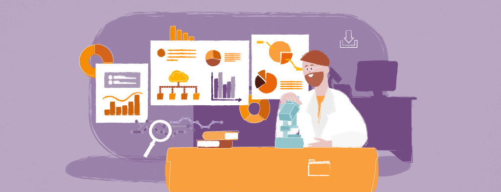 Data scientist illustration