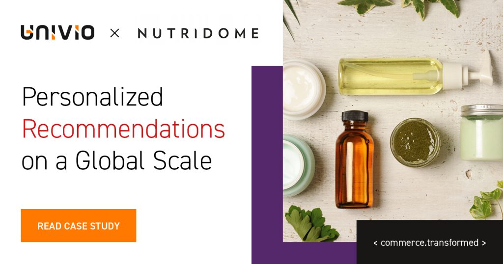 Personalized Recommendations on a Global Scale - Case Study NUTRIDOME